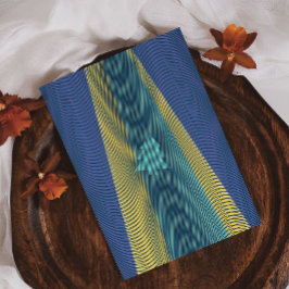 UFOクリスマスツリー誘拐 青 緑 黄色 ラッド シーズンポストカード