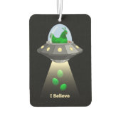 UFOグリーンおもしろいチキン卵エイリアンの取り外し カーエアーフレッシュナー (裏面)