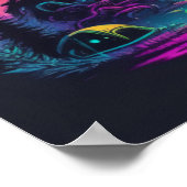 UFOサイケデリックファンタジーアート ポスター (角)