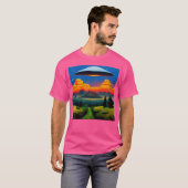 Ufoサンセット Tシャツ (正面フル)