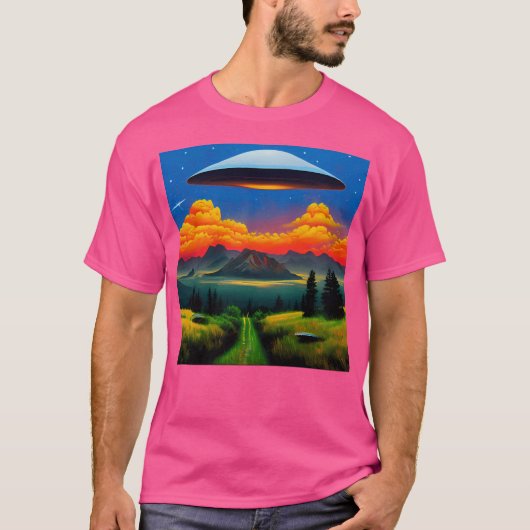 Ufoサンセット Tシャツ (正面)