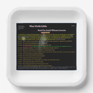 UFOシリーズ：エイリアン観測中 ペーパープレート