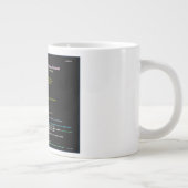 UFOシリーズ：エイリアン軍隊の遭遇 ジャンボコーヒーマグカップ (右)