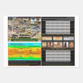 UFOシリーズ: UFO、火星ミックス ラッピングペーパーシート (正面3)