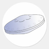 UFOスタンプ ラウンドシール (正面)