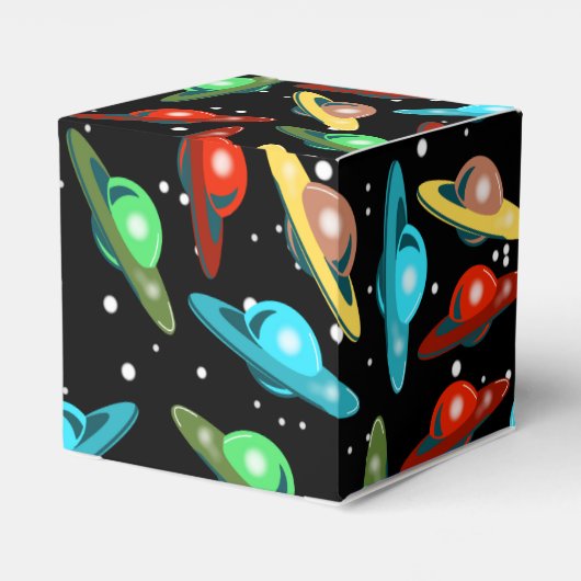 UFOソーサ飛んでいるーSCFI by Jetpackcorps フェイバーボックス (裏面サイド)