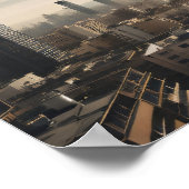 UFOソー飛んでいるサー ポスター (角)