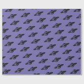 UFOソー飛んでいるサー ラッピングペーパー (フラット)