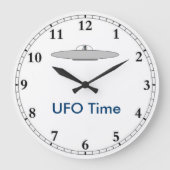 UFOタイムクロック ラージ壁時計 (正面)