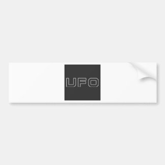 UFOテスト バンパーステッカー