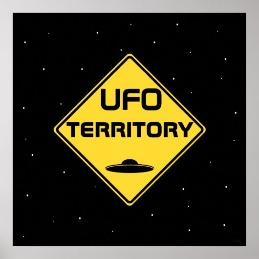 UFOテリトリーロードサイン ポスター (正面)