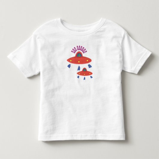 UFOテーマ ビッグシスターテイー トドラーTシャツ (正面)