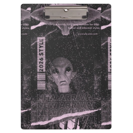 UFOデザイン クリップボード (正面)