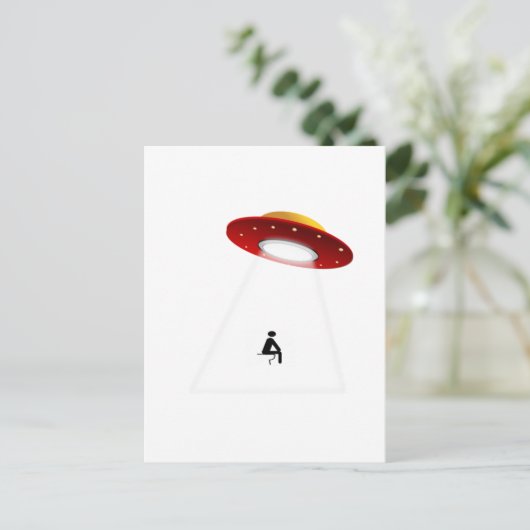 UFOトイレ ポストカード (スタンド正面)