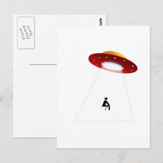 UFOトイレ ポストカード (正面/裏面)