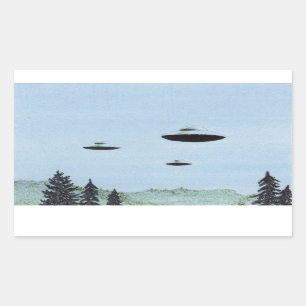 UFOトリオ 長方形シール