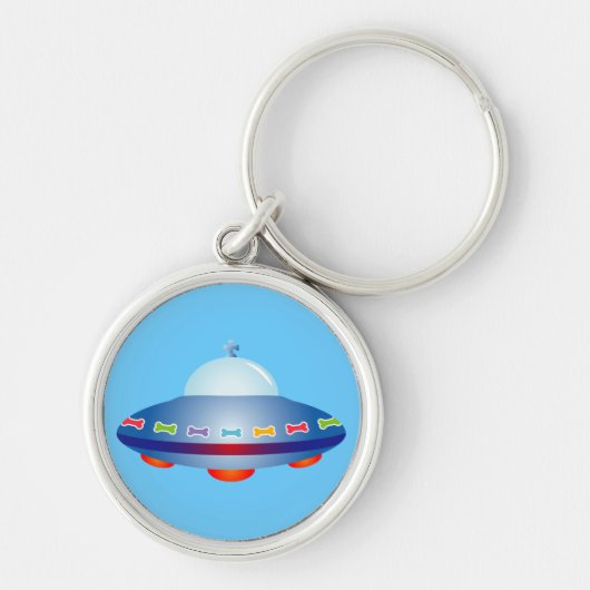UFOドッグボーン宇宙船 キーホルダー (正面)
