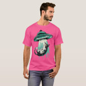 Ufoネコ拉致 Tシャツ (正面フル)