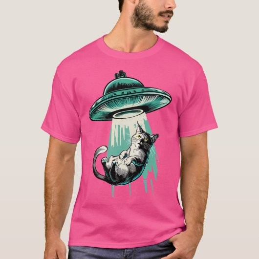 Ufoネコ拉致 Tシャツ (正面)
