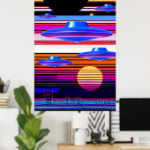 UFOノスタルジア ポスター (ホームオフィス)