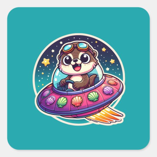 UFOハッピートーター スクエアシール (正面)