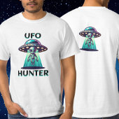 UFOハンター | UFOとエイリアンを使用したAi Art Tシャツ