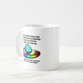 UFOバカ人間面白いマグカップ コーヒーマグカップ (正面左)