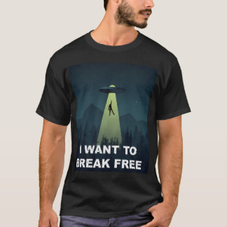 UFOバンド I Want To Break Free Tシャツ