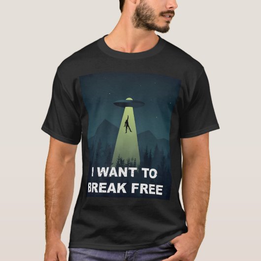 UFOバンド I Want To Break Free Tシャツ (正面)