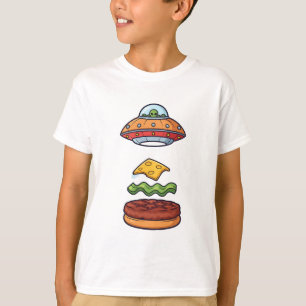 UFOバーガーエイリアンスペース キッズ Tシャツ