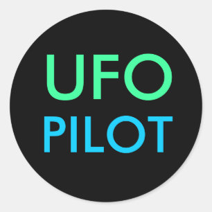 UFOパイロットシール ラウンドシール