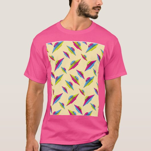 Ufoパターン Tシャツ (正面)