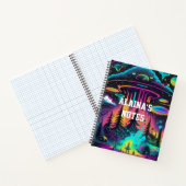 UFOパーソナライズされたファンタジーサイケデリックアート ノートブック (内部)