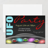 UFOパーティの招待状 招待状 (正面/裏面)