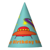 UFOパーティー帽子(宇宙用)誕生日 パーティーハット (正面)