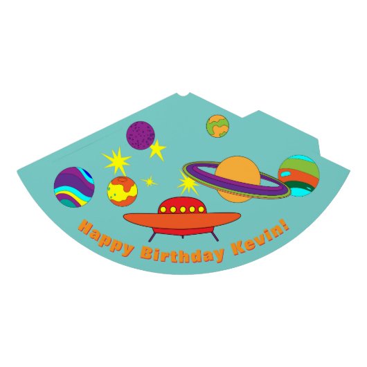 UFOパーティー帽子(宇宙用)誕生日 パーティーハット (正面)