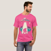 Ufoビッグフットエイリアン誘拐事件 Tシャツ (正面フル)