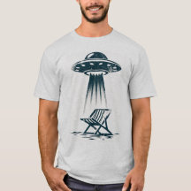 UFOビーチチェア - 変わった楽しいエイリアンの遭遇
