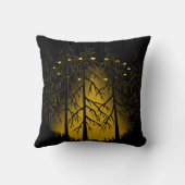 UFOピローカッコいいUFOアート装飾用クッションカスタマイズ クッション (裏面)