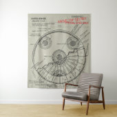 UFOブループリント タペストリー (インサイチュ)