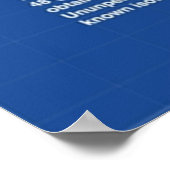 UFOブループリント ポスター (角)