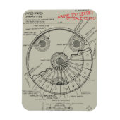 UFOブループリント マグネット (縦)