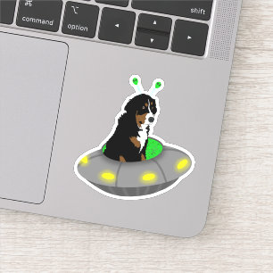 UFOベルネーズマウンテンドッグステッカー シール