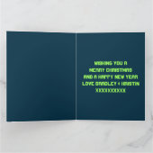 UFOホーホファークリスマスエイリアンカスタム カード (内部)