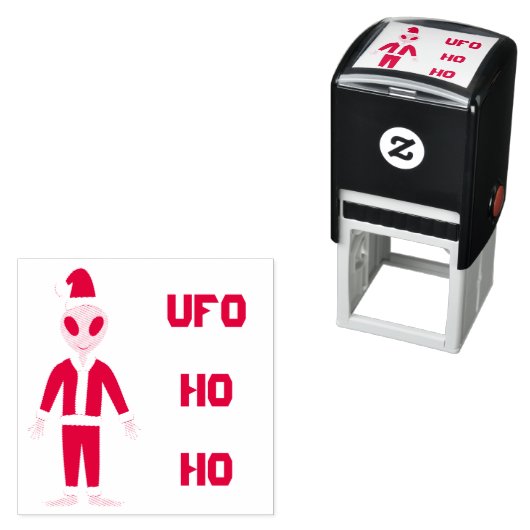 UFOホーホファークリスマスエイリアンカスタム セルフインキングスタンプ (インサイチュ)