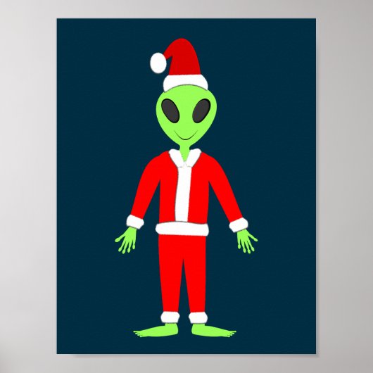UFOホーホファークリスマスエイリアン ポスター (正面)