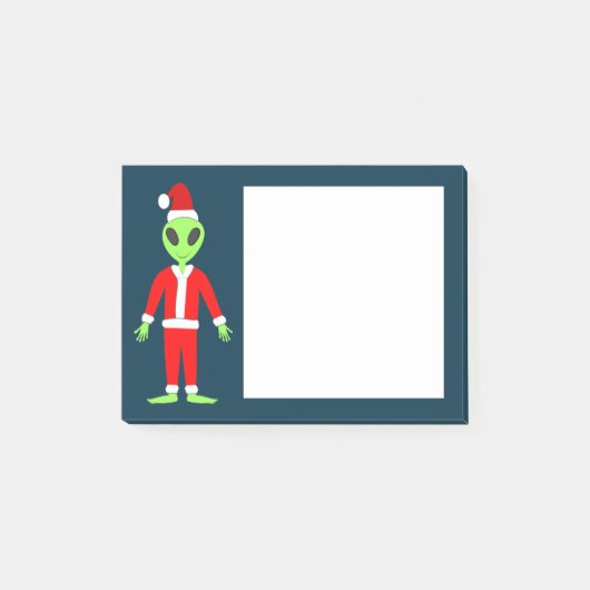 UFOホーホファークリスマスエイリアン ポストイット (正面)
