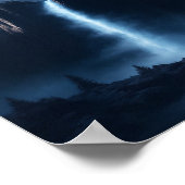 UFOポスターSCI FIウォールアートエイリアンポスター ポスター (角)