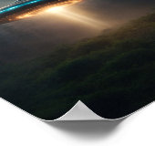 UFOポスターSCI FIウォールアートエイリアンポスター ポスター (角)