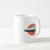 UFOミニマモダンリストデザイン コーヒーマグカップ (正面右)